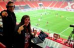 DanyOs y DJ Sam de THE PARTY SHOW de E32 Radio en J17 Xolos vs Atlas