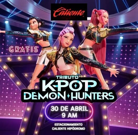 Día del niño en Estadio Caliente Gratis, Kpop Demon Hunters