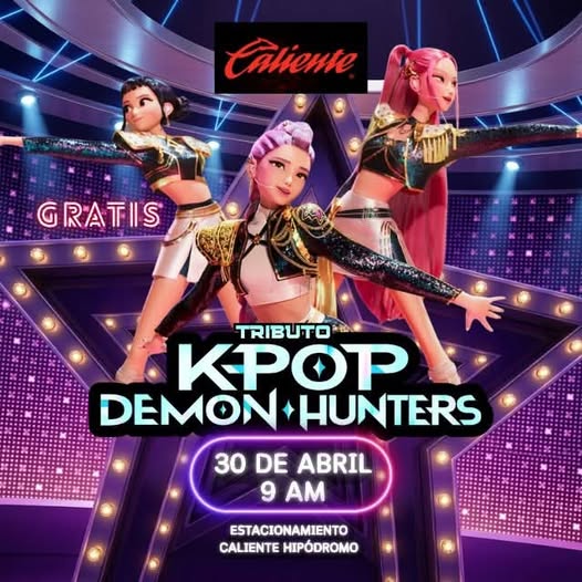 Día del niño en Estadio Caliente Gratis, Kpop Demon Hunters