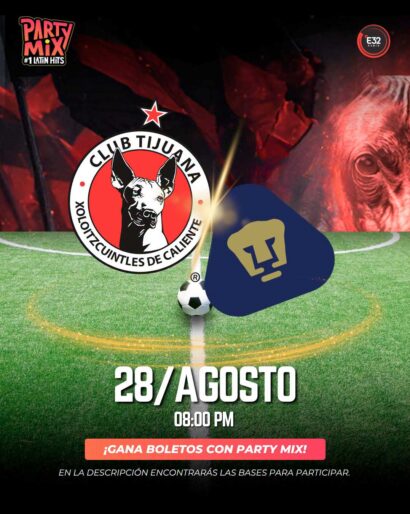 Boletos Xolos vs Pumas Gratis