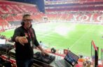 DanyOS de The Party Show de 98.9FM en Xolos vs Santos