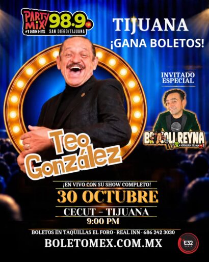 Boletos teo gonzalez tijuana